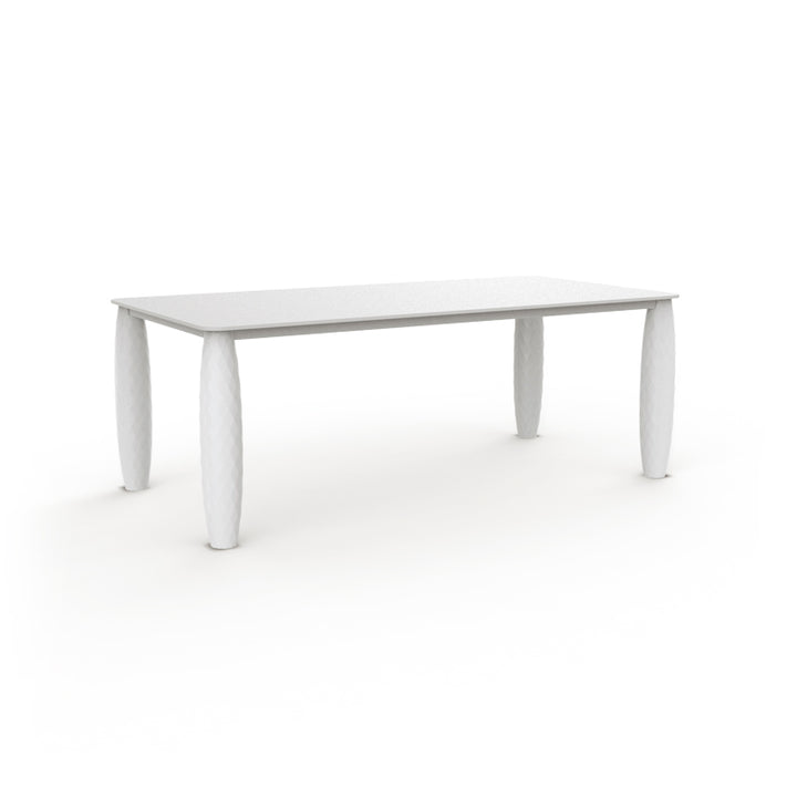 Vases Dining Table Outdoor Vondom Square (100x100x73 cm) Basic White