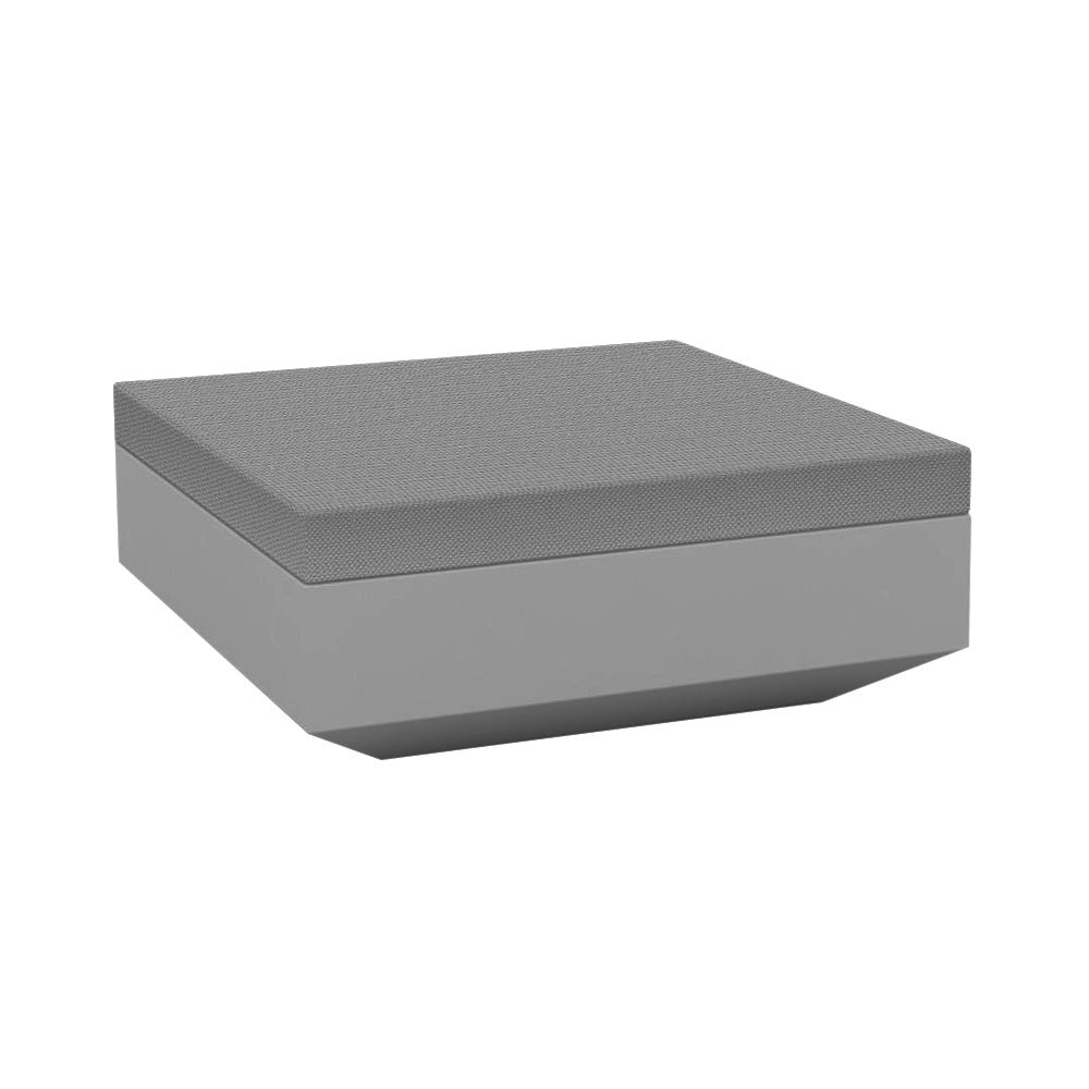 Vela Ottoman Outdoor Vondom Steel / Crevin Steel 1309 XLarge: 39.25 in width