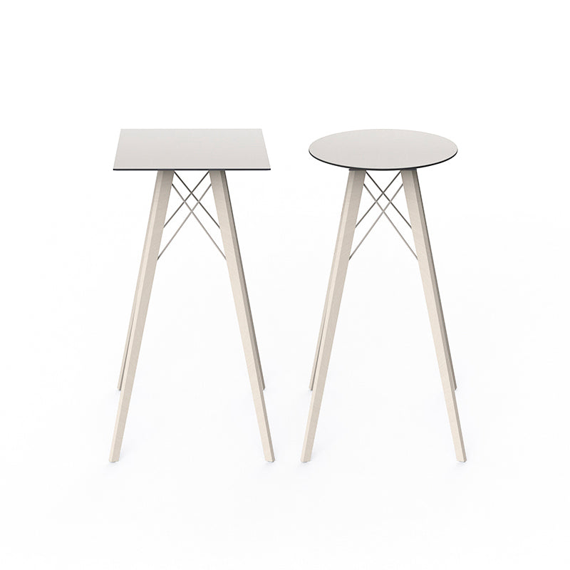 Faz Wood Square High Table Outdoor Vondom