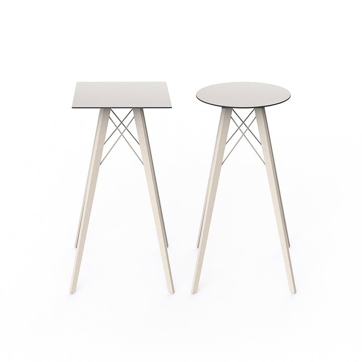 Faz Wood Square High Table Outdoor Vondom