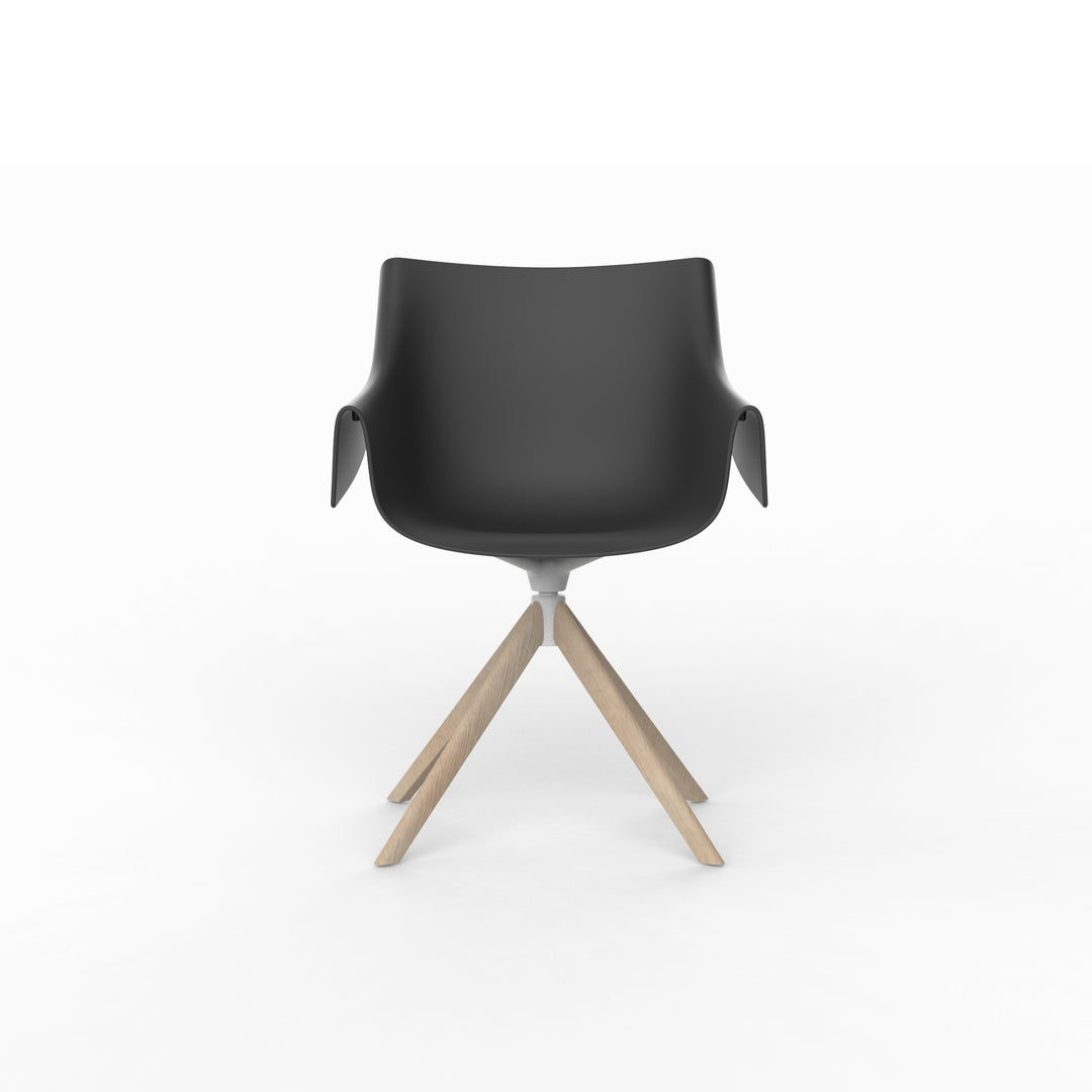 MANTA WOODEN SWIVEL ARMCHAIR (Set of 2) Outdoor Vondom