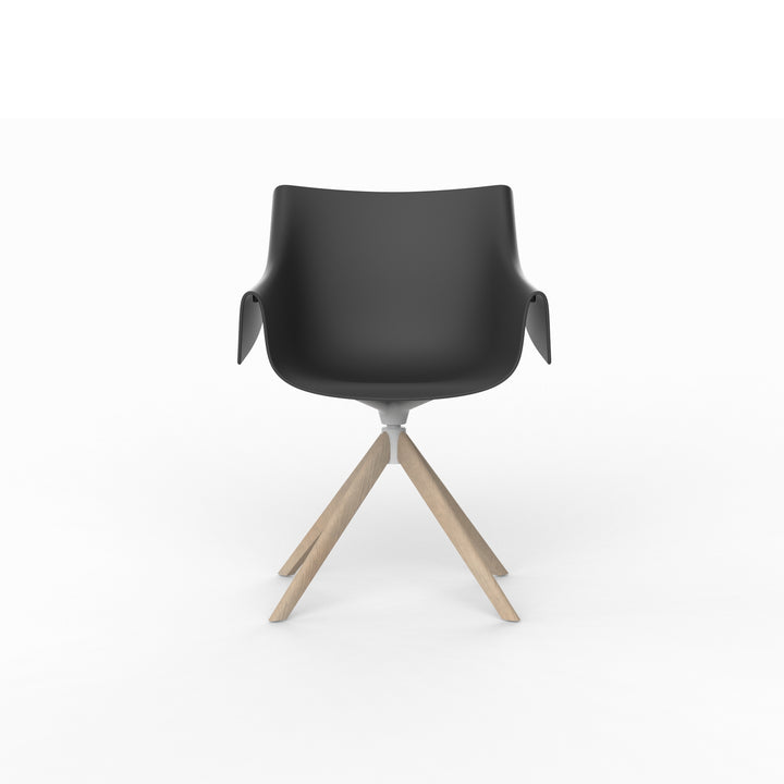 MANTA WOODEN SWIVEL ARMCHAIR (Set of 2) Outdoor Vondom
