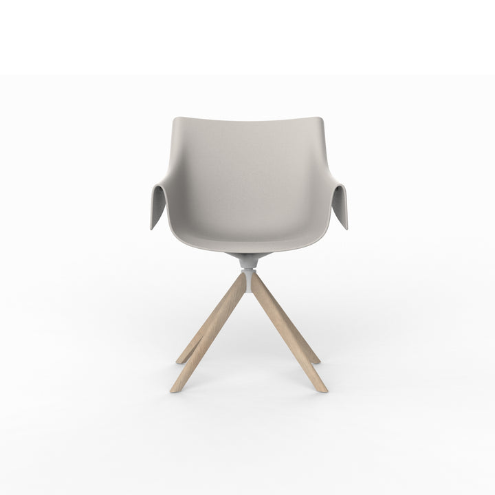 MANTA WOODEN SWIVEL ARMCHAIR (Set of 2) Outdoor Vondom