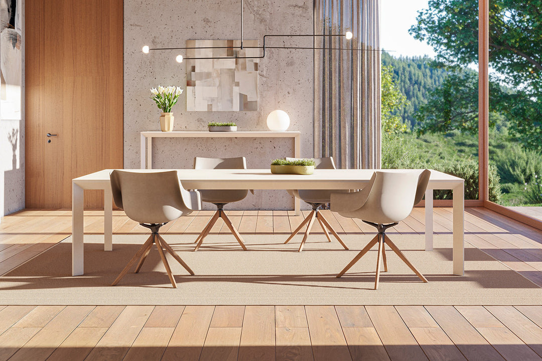 MANTA WOODEN SWIVEL ARMCHAIR (Set of 2) Outdoor Vondom