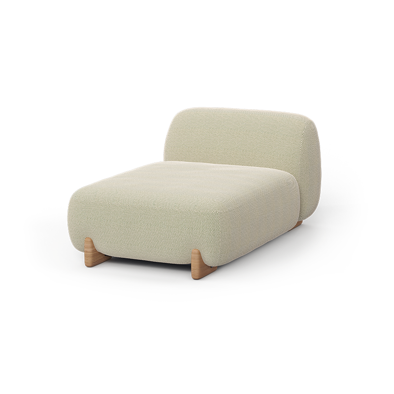 MILOS MODULAR SOFA Outdoor Vondom CHAISELONGUE ARMLESS SECTION (70011)  