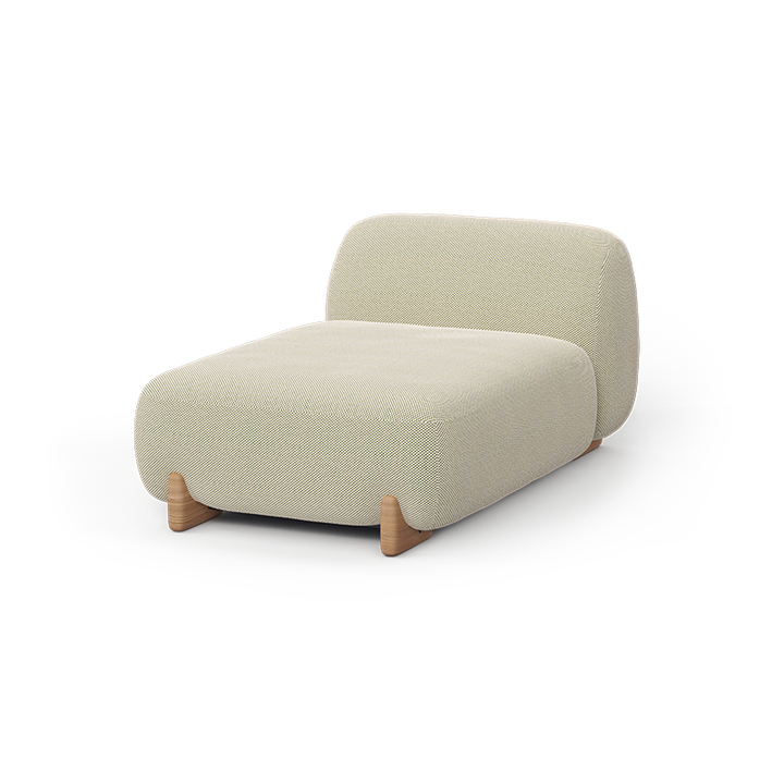 MILOS MODULAR SOFA Outdoor Vondom CHAISELONGUE ARMLESS SECTION (70011)  