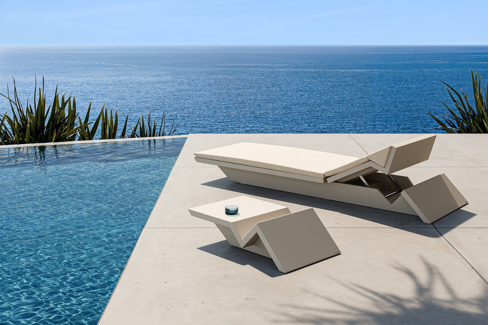 REST Sun Lounger table Outdoor Vondom   