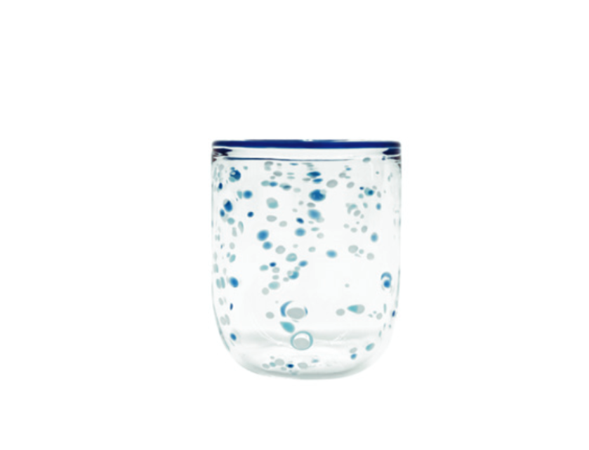 BLUE MEDITERRANEO WATER GLASS – Italian Luxury Interiors