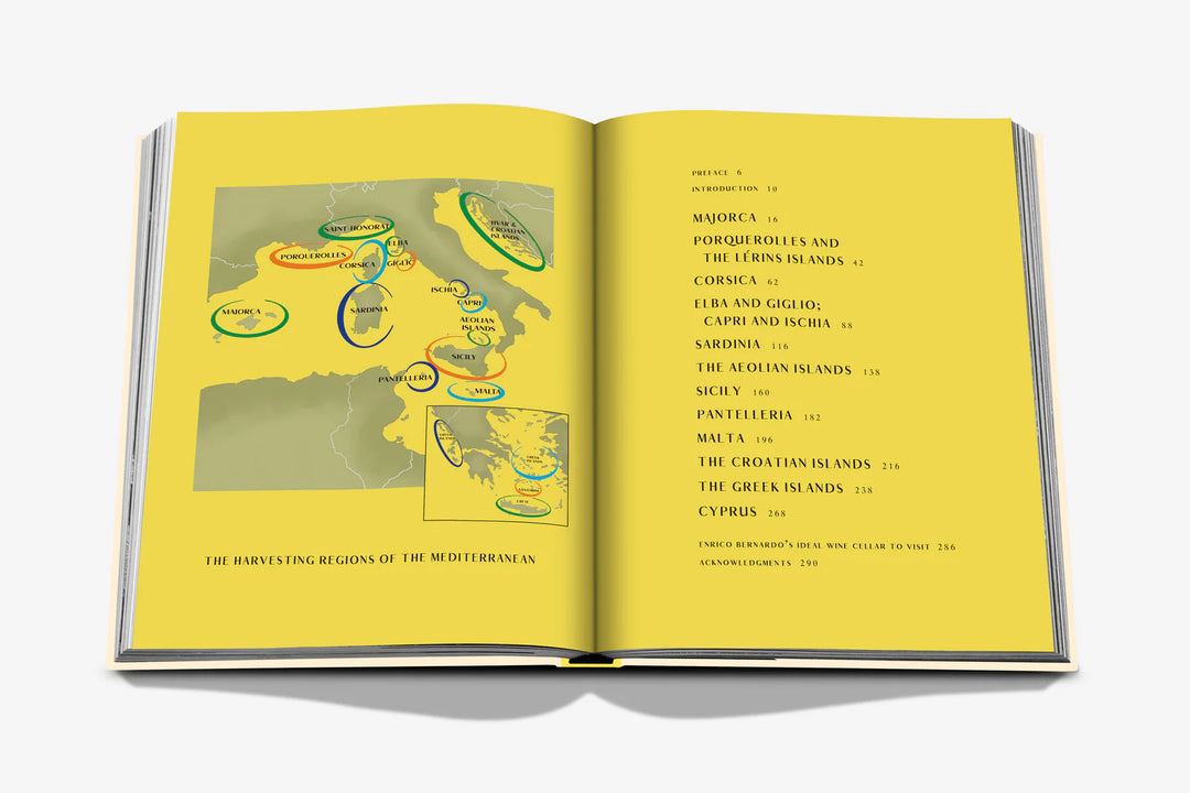 Wine & Travel Mediterranean Islands Book Print Books Assouline
