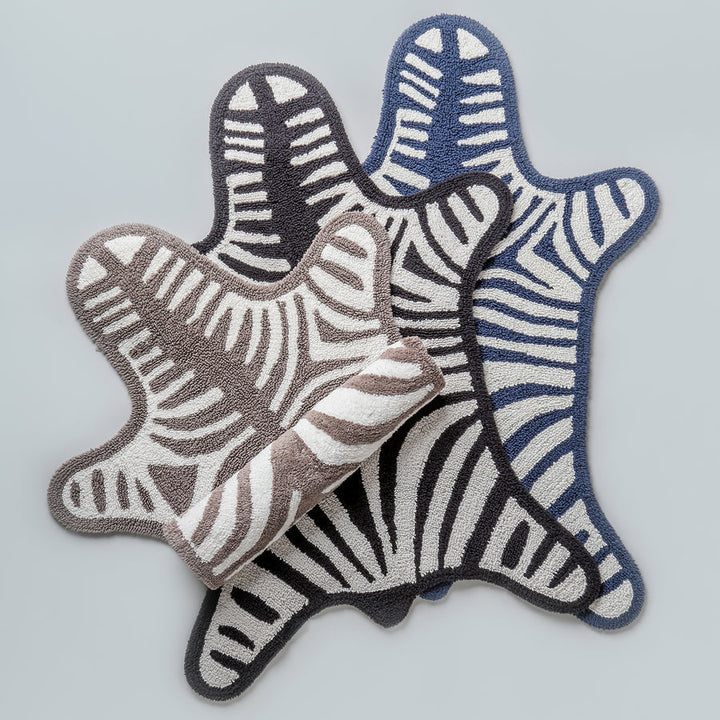 Reversible Zebra Bath Mat Jonathan Adler