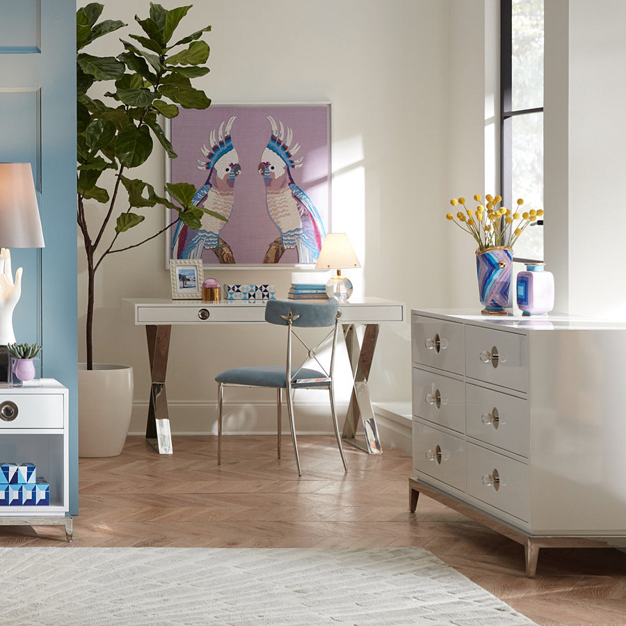 Parrots Beaded Art Jonathan Adler