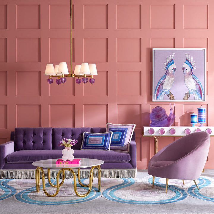 Parrots Beaded Art Jonathan Adler
