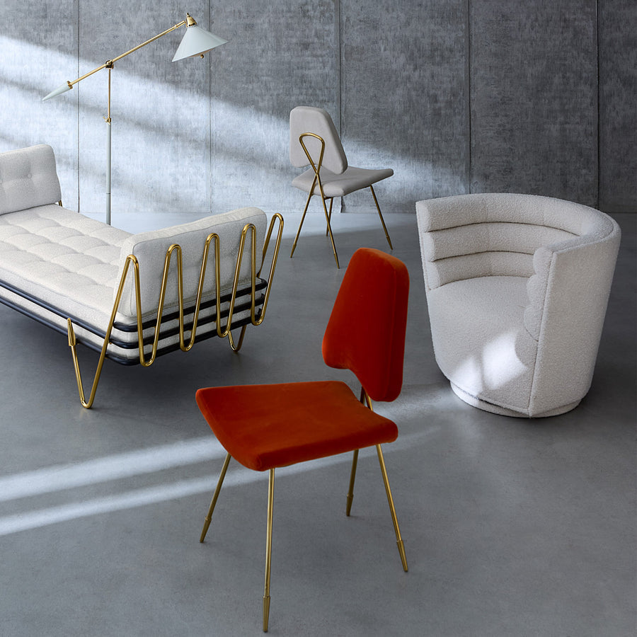 Maxime Swivel Club Chair Jonathan Adler