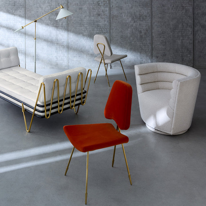 Maxime Swivel Club Chair Jonathan Adler