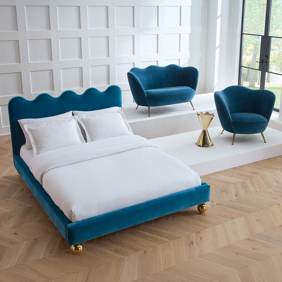 Ripple King Bed Jonathan Adler