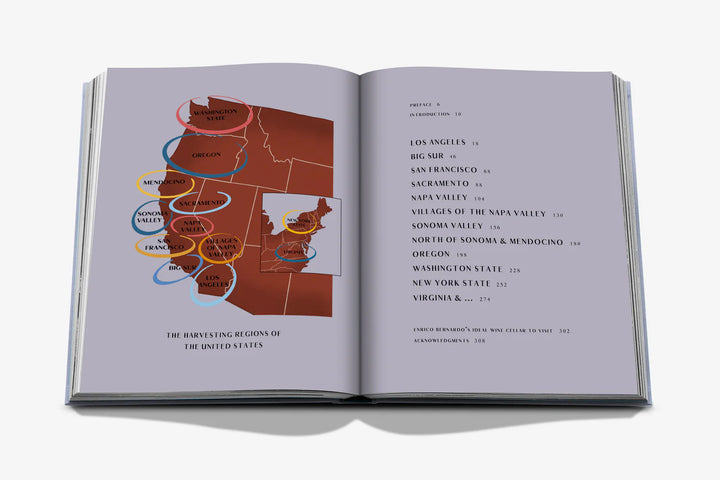 Wine & Travel United States of America Book Books Assouline