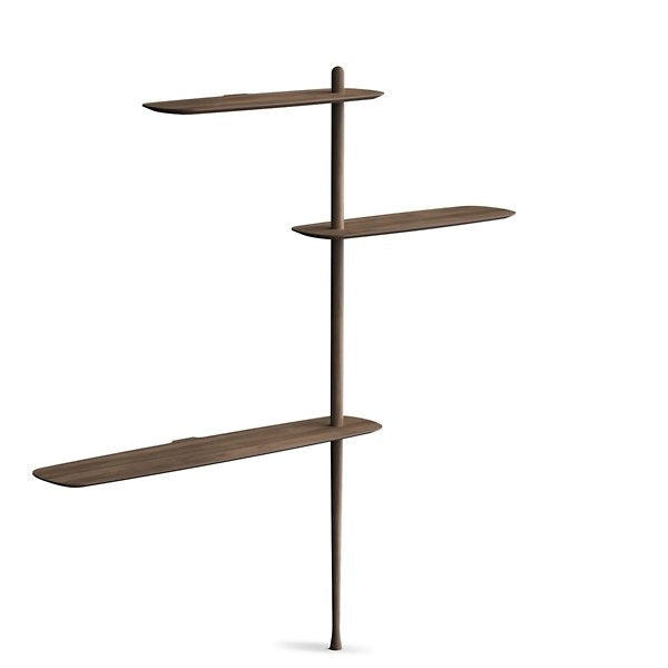 Unica Floor Shelving Bookcases & Standing Shelves Nomon Walnut CONF. 4