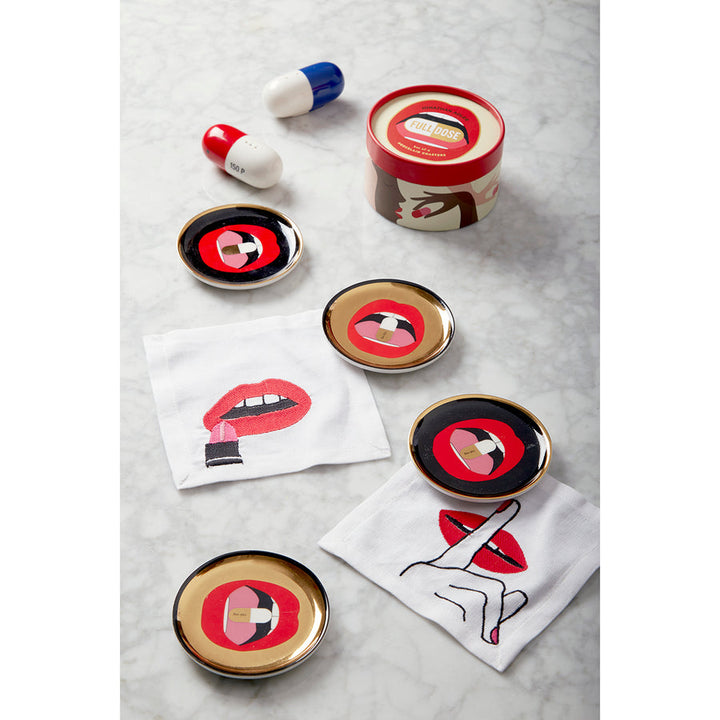 Lips Cocktail Napkins Jonathan Adler