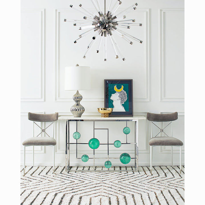 Globo Fretwork Console Jonathan Adler
