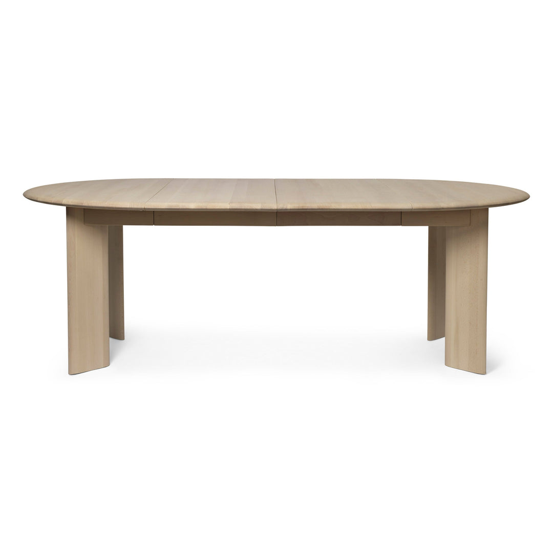 Bevel Extendable Dining Table Kitchen & Dining Room Tables Ferm Living White Oiled Beech