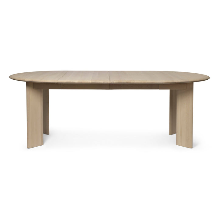 Bevel Extendable Dining Table Kitchen & Dining Room Tables Ferm Living White Oiled Beech