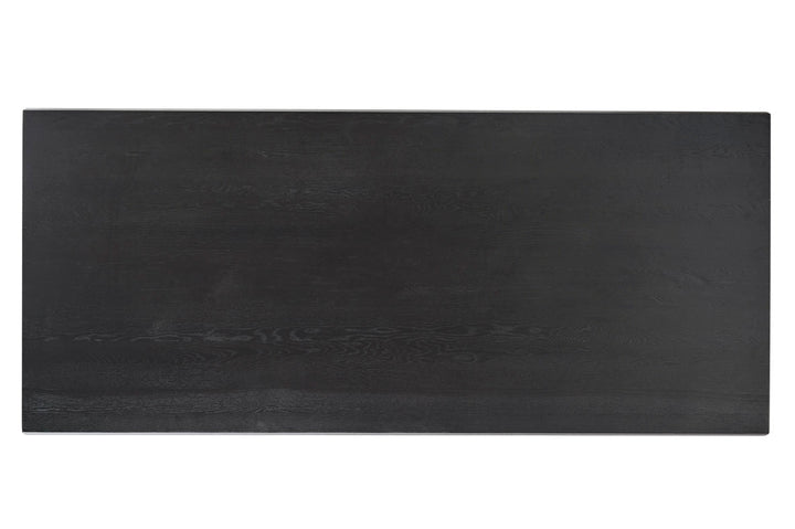 Icaro Dining Table Oak Wood Wild Carbon 118" Showroom Model Calligaris