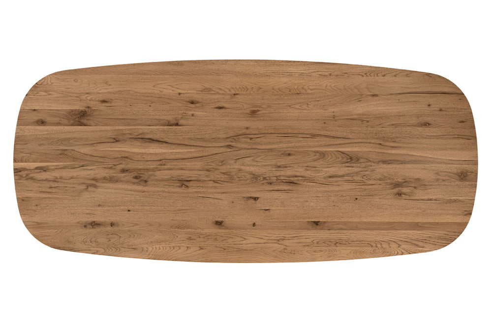 Icaro Dining Table Oak Wood With Soap Bar Shaped Edge  Calligaris   