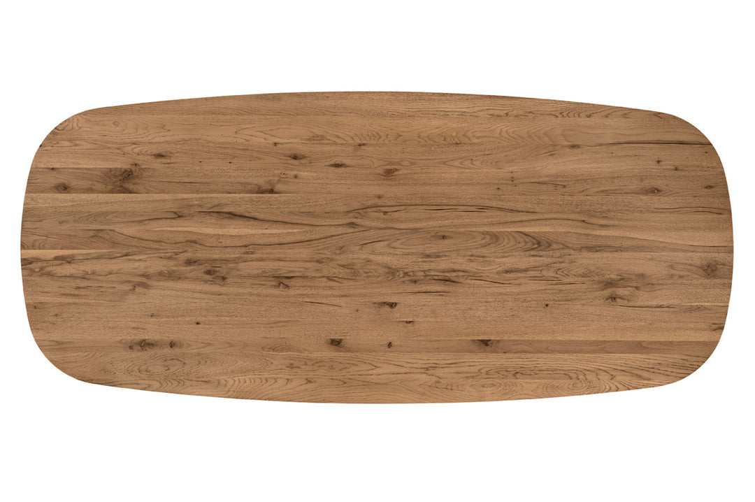 Icaro Dining Table Oak Wood With Soap Bar Shaped Edge  Calligaris   
