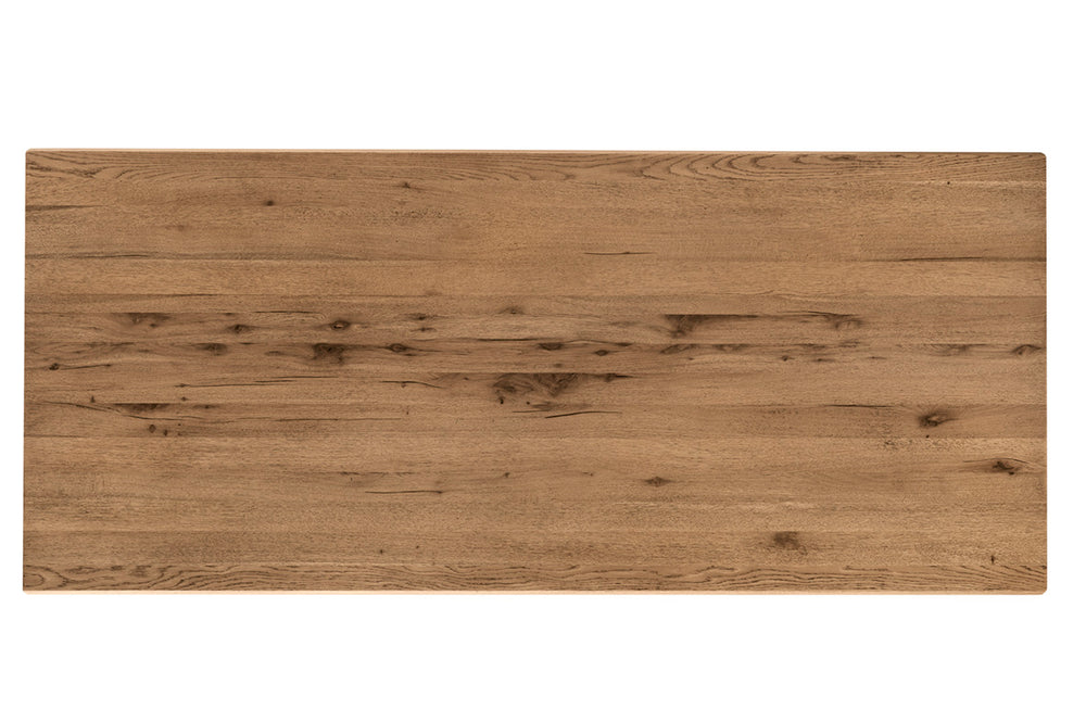 Cameo Dining Table Oak Wood Capsule Collection Dining Table Calligaris 39 3/8" x 78 3/4": Rectangular Oak P2GW: WILD NATURAL Metal P15: MATT BLACK