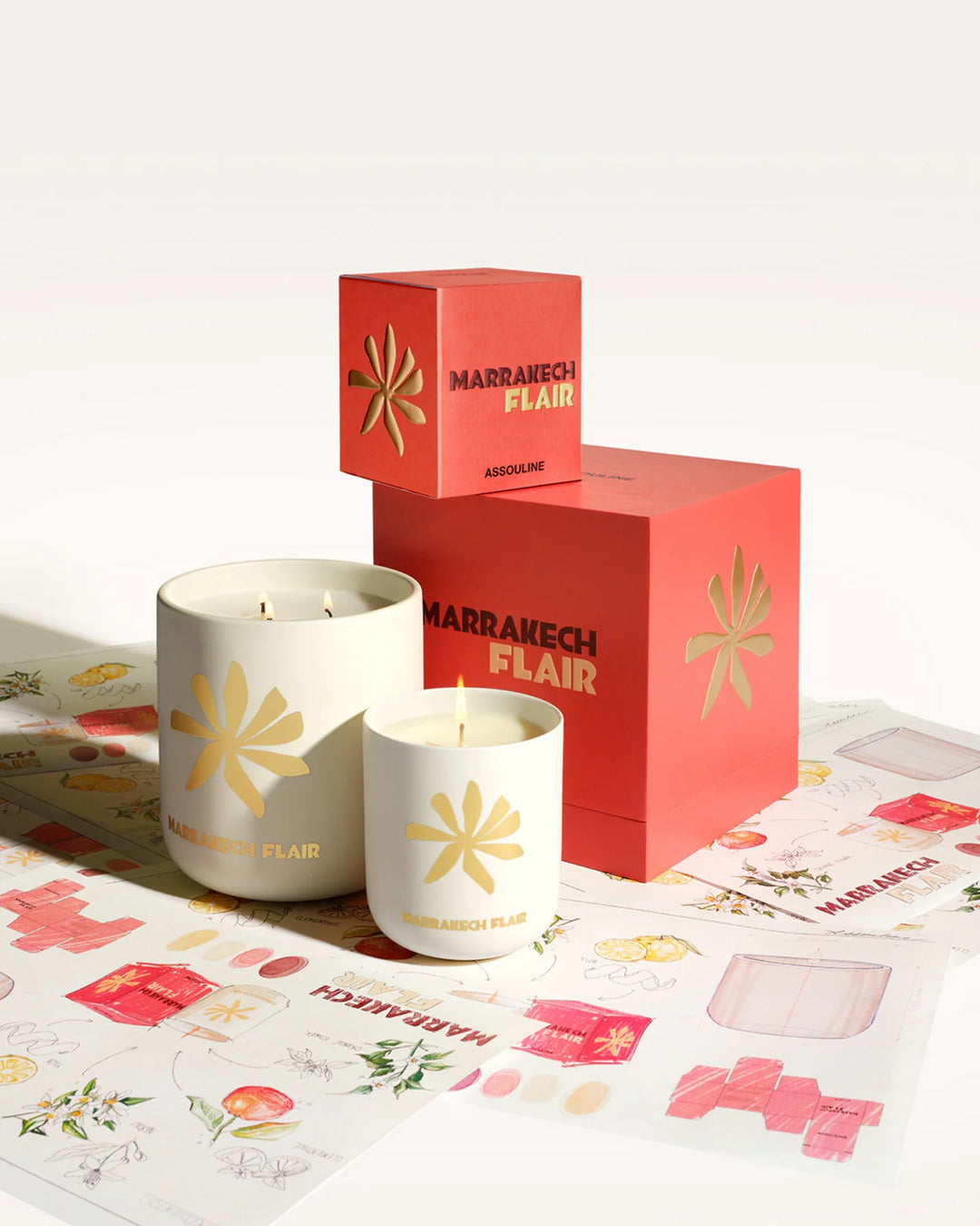 Marrakech Flair - Travel From Home XL Scented Candle Candle & Oil Warmers Assouline