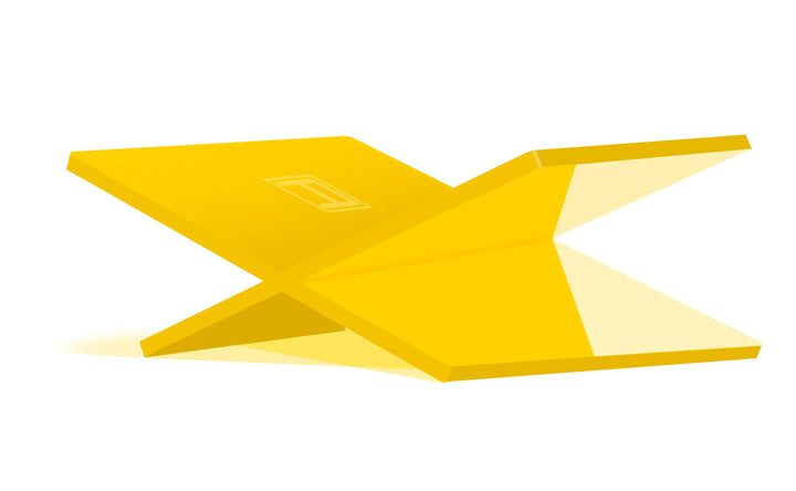 A Bookstand - Solid Yellow Bookends Assouline   