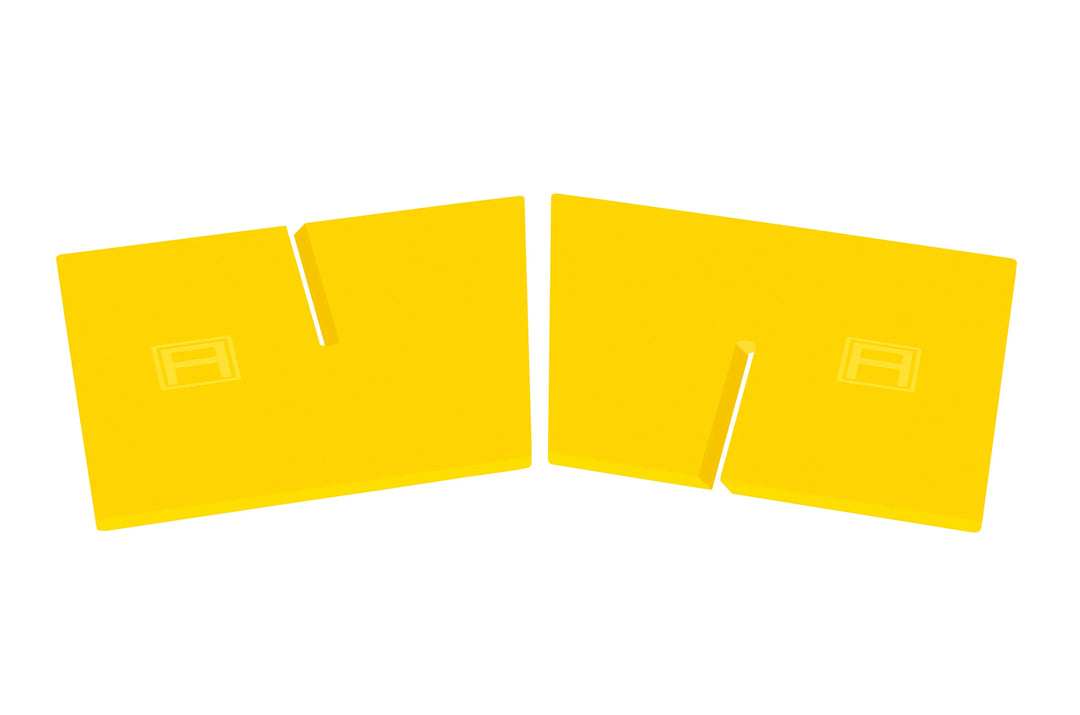 A Bookstand - Solid Yellow Bookends Assouline   