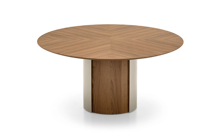 Yoroi Metal Base Table Round Calligaris