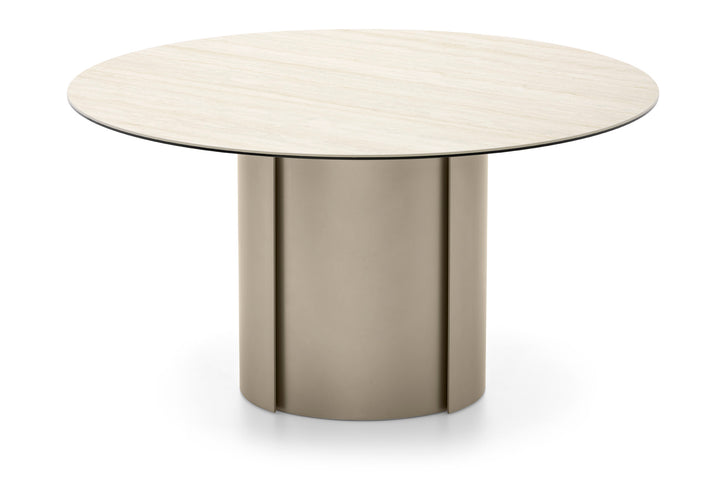 Yoroi Metal Base Table Round Calligaris