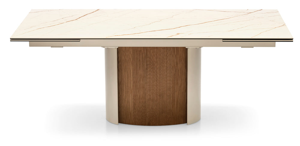 Yoroi Extendable Table Rectangular Dining Table Calligaris