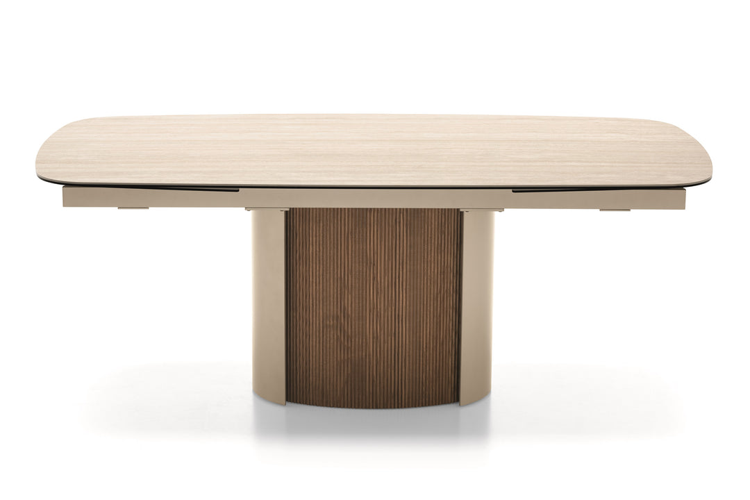 Yoroi Dining Table Extendable Capsule Collection Dining Table Calligaris