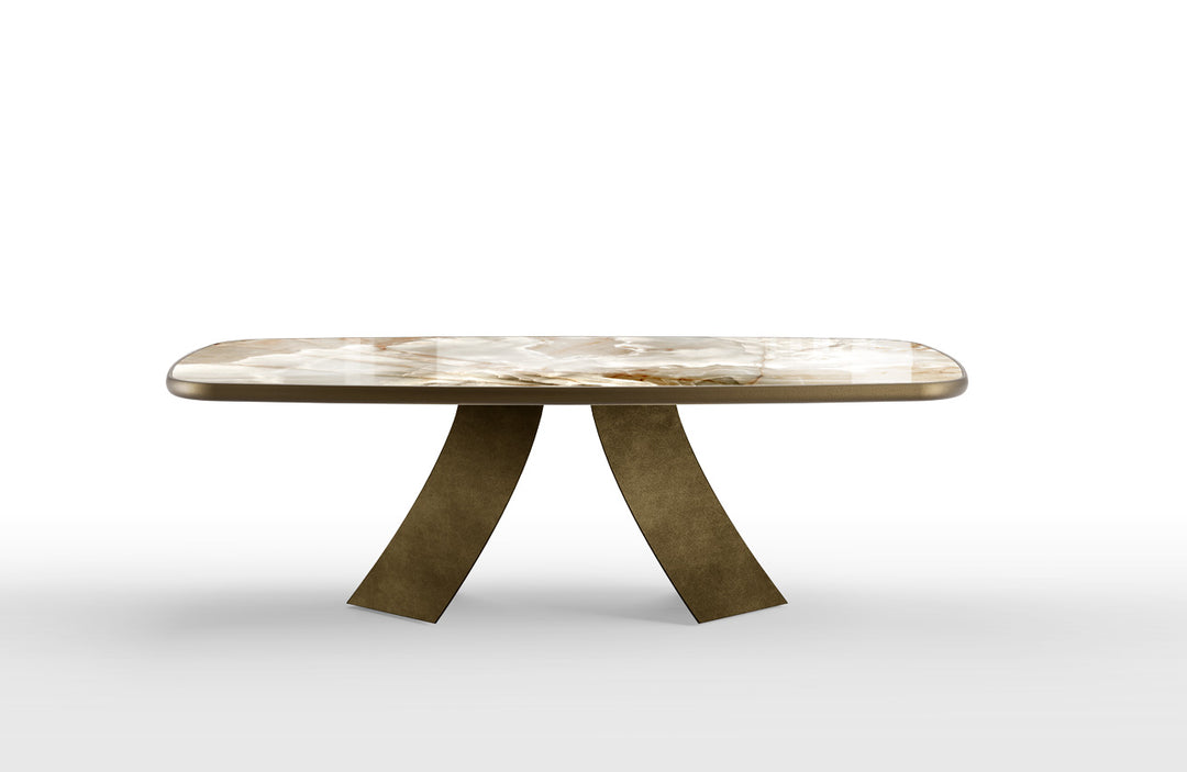 TWIST CERAMIC TOP KING DINING TABLE Dining Table Eforma   