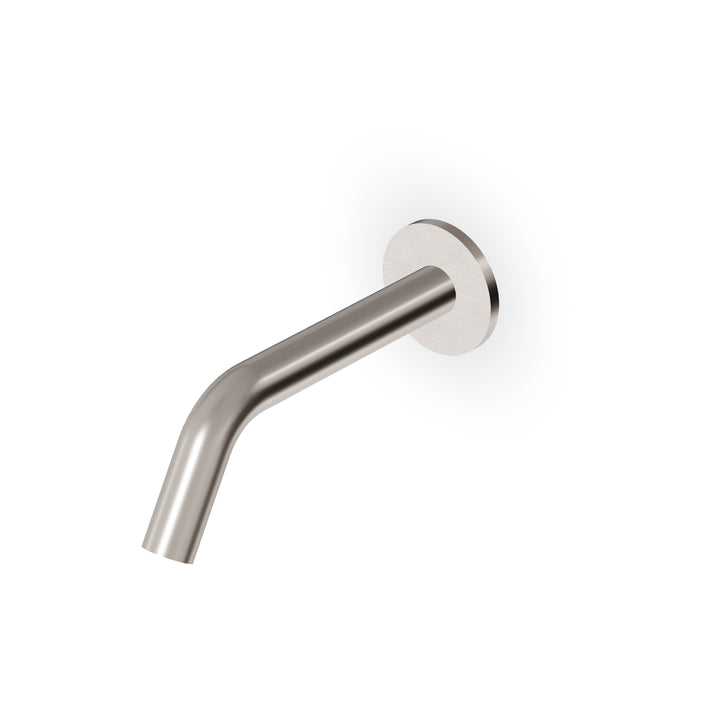Medameda Wall Spout Bathroom Faucets Zucchetti Brushed Nickel