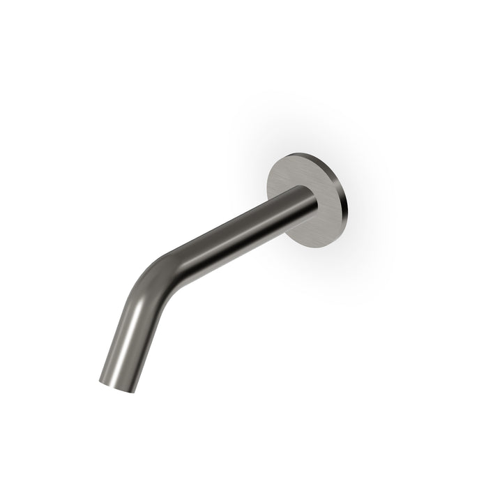 Medameda Wall Spout Bathroom Faucets Zucchetti Metal Black Brushed