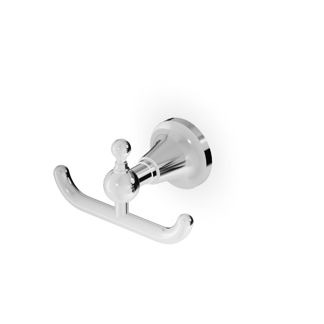 Agorà Double Hook Bathroom Accessories Zucchetti Chrome