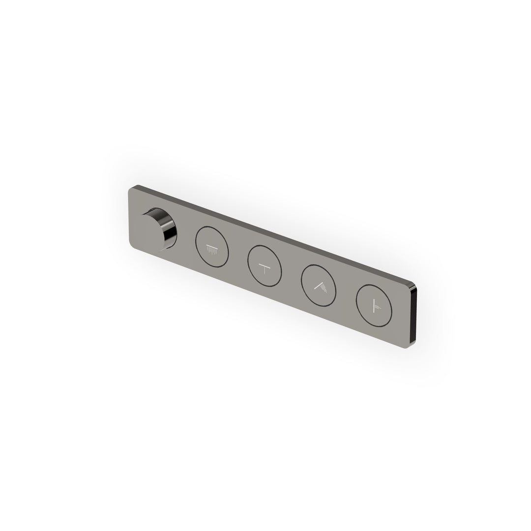 Hoop Built-in Thermostatic Shower Mixer, with 4 On-off Buttons Bathroom Faucets Zucchetti