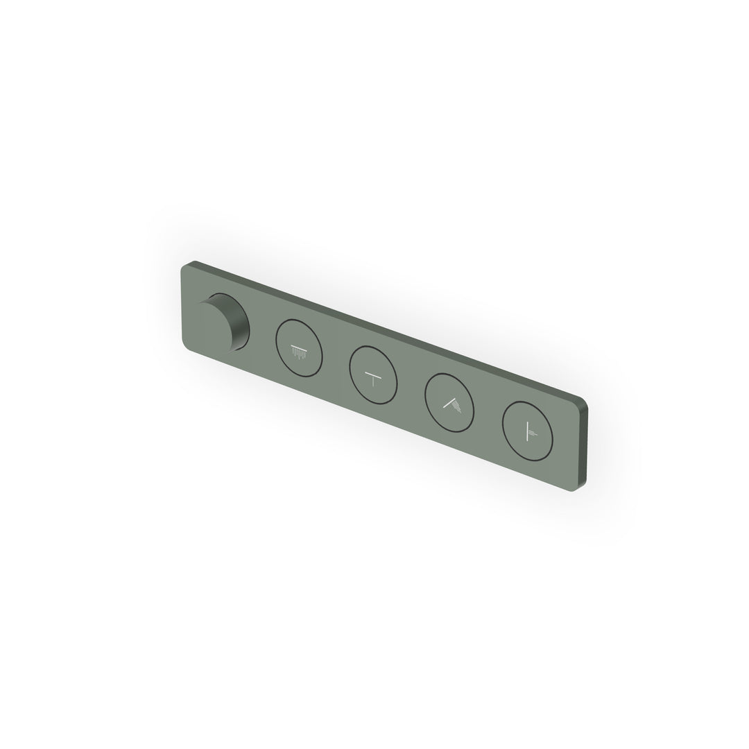 Hoop Built-in Thermostatic Shower Mixer, with 4 On-off Buttons Bathroom Faucets Zucchetti
