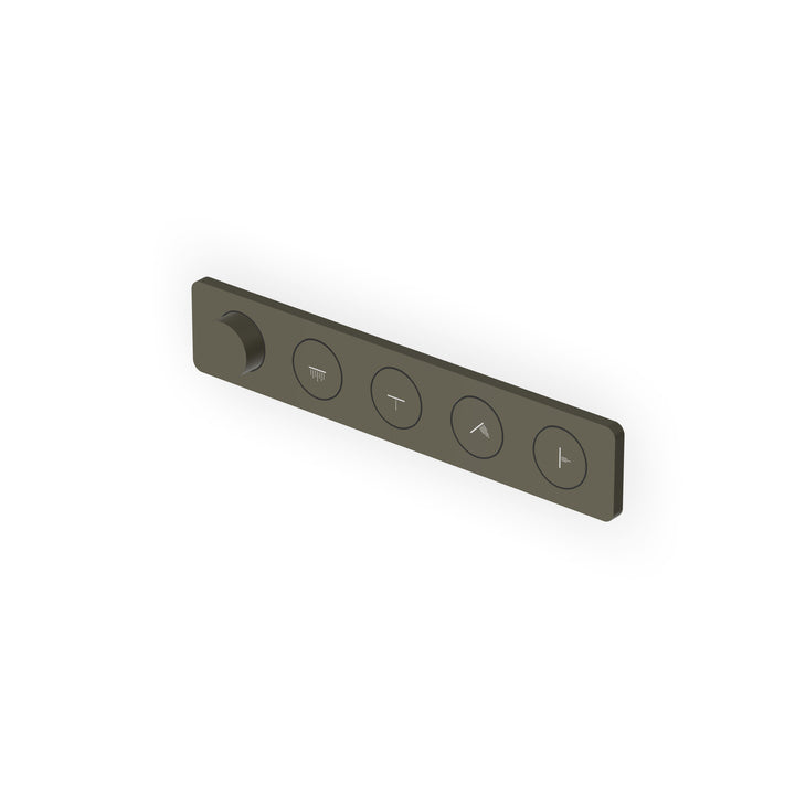 Hoop Built-in Thermostatic Shower Mixer, with 4 On-off Buttons Bathroom Faucets Zucchetti