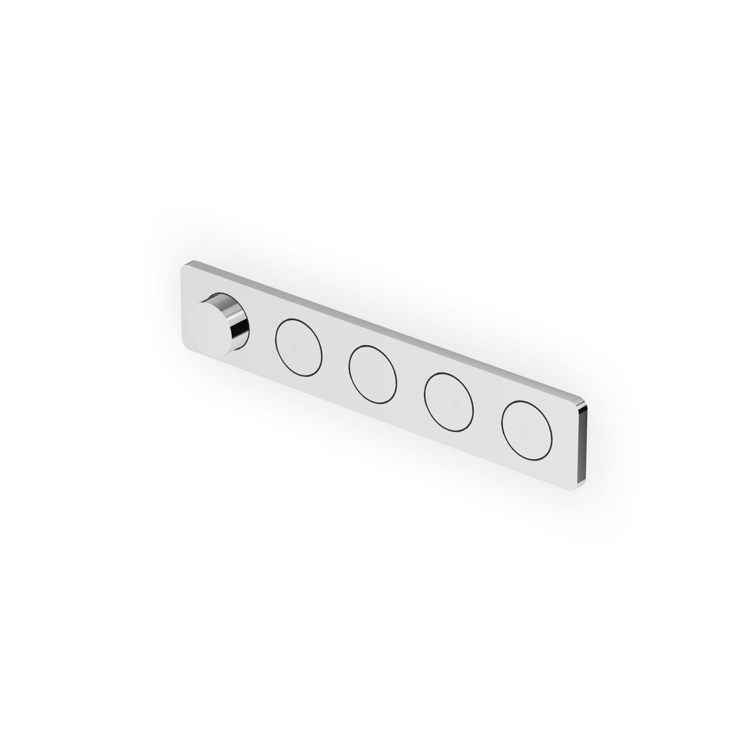 Hoop Built-in Thermostatic Shower Mixer, with 4 On-off Buttons Bathroom Faucets Zucchetti
