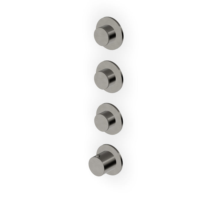 Octo Built-in Thermostatic Shower Mixer 3 Stop Valves Bathroom Faucets Zucchetti