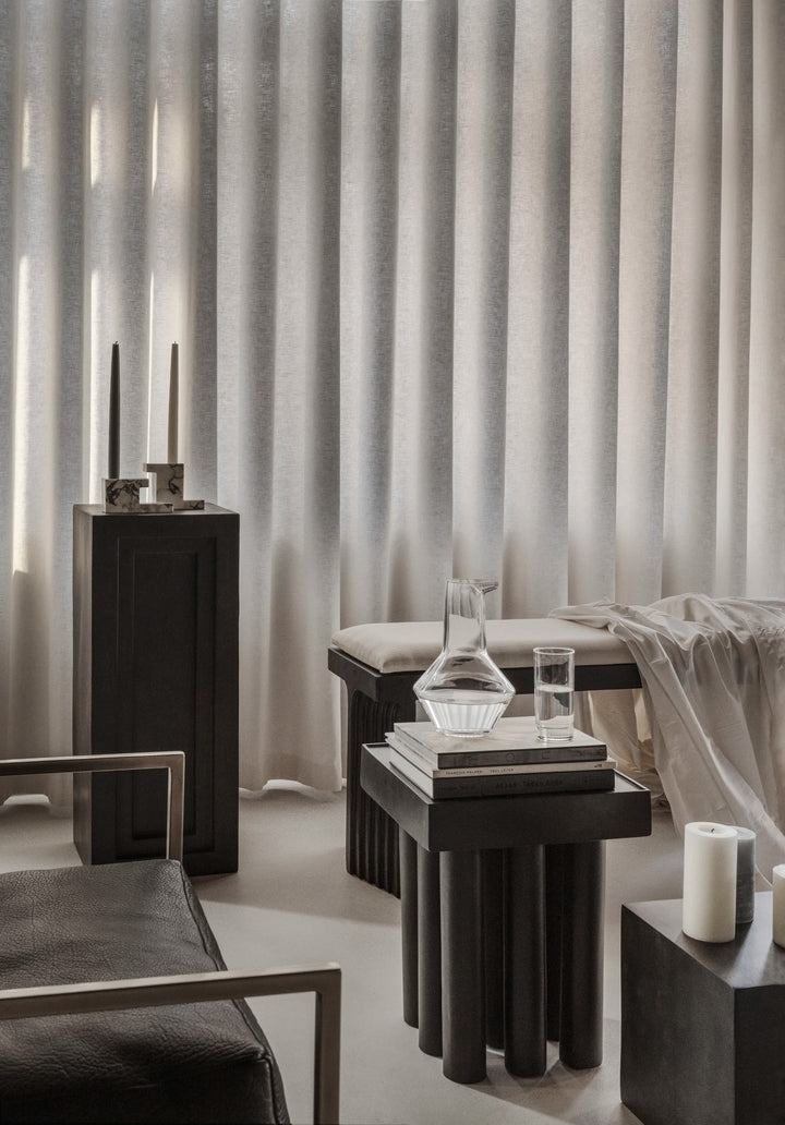 Brick Candle Holder, Tall - Calacatta Vases 101 Copenhagen   