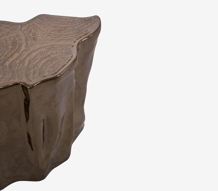 Eden Ceramic Silver Side Table  Boca Do Lobo   