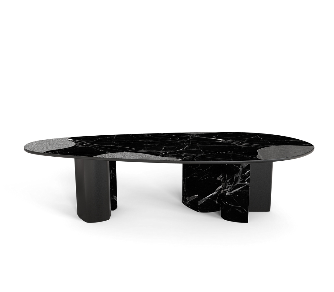 Ophelia Dining Table  Boca Do Lobo Nero Marquina Marble And Black  