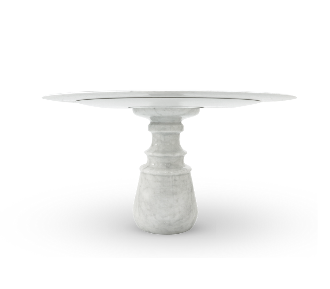 Pietra Round Estremoz Dining Table  Boca Do Lobo   