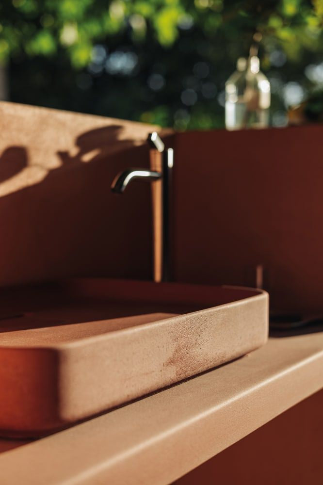 Agape Square Outdoor Single Lever Sink Mixer Agape